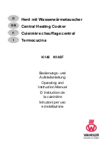 Wamsler K148 Operating And Instruction Manual preview