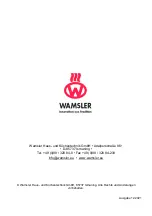 Preview for 40 page of Wamsler M80 Instructions For Installation And Use Manual