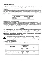 Предварительный просмотр 6 страницы Wamsler MONO 108 72 User Instruction