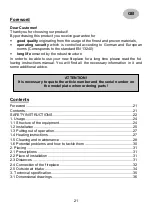 Preview for 21 page of Wamsler N-LINE 111 55 User Instruction