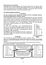 Предварительный просмотр 13 страницы Wamsler TOMO TYP 18813 User Instruction