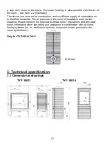 Предварительный просмотр 27 страницы Wamsler TOMO TYP 18813 User Instruction