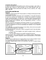 Предварительный просмотр 79 страницы Wamsler TYP10160-BOLERO User Instruction