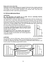 Preview for 13 page of Wamsler TYP10181 R Series User Instruction