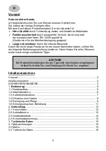 Preview for 2 page of Wamsler TYP10188 TRION-H User Instruction