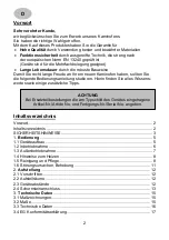 Preview for 2 page of Wamsler TYP10188 TRION User Instruction