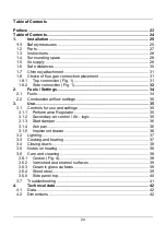 Preview for 24 page of Wamsler W2-50 Instructions For Installation And Use Manual