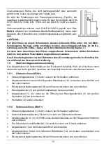 Preview for 10 page of Wamsler W2-90 Instructions For Installation And Use Manual