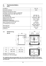 Preview for 22 page of Wamsler W2-90 Instructions For Installation And Use Manual