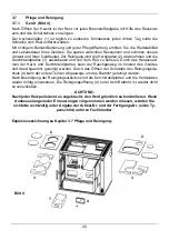 Preview for 20 page of Wamsler W3-90 Instructions For Installation And Use Manual