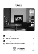 Preview for 1 page of WANDERS SQUARE 60 G User Manual And Installation Manual