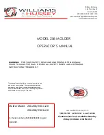 W&H 206 Operator'S Manual предпросмотр