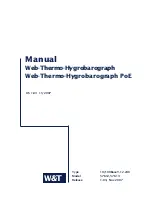 Preview for 1 page of W&T Electronics Web-Thermo-Hygrobarograph 57613 Manual