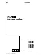 Предварительный просмотр 1 страницы W&T 18801 Manual