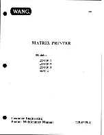 Wang 2231W-2 Maintenance Manual preview