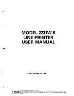 Предварительный просмотр 3 страницы Wang 2231W-6 User Manual