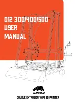 WANHAO D12 300 User Manual preview