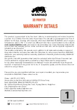 Предварительный просмотр 3 страницы WANHAO D12 300 User Manual