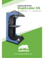 WANHAO Duplicator 5S User Manual preview