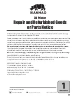 Preview for 28 page of WANHAO Duplicator 8 MARK I User Manual