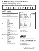 Preview for 26 page of Wanner Engineering Hydra-Cell H-25 Installation Service