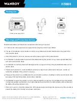 Preview for 2 page of Wanroy HS600 Manual