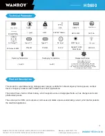 Preview for 3 page of Wanroy HS600 Manual