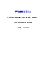 Предварительный просмотр 1 страницы wanscam AJ Seris User Manual