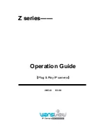 Wansview NCZ-550W Operation Manual предпросмотр