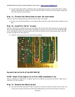 Предварительный просмотр 12 страницы Wantegrity HAWK-800 Constructions And Installations Instructions