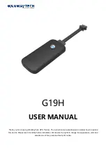 WANWAY TECH G19H User Manual preview