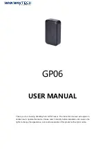 WANWAY TECH GP06 User Manual preview