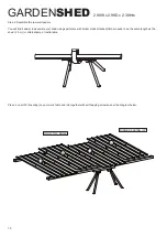 Preview for 10 page of WAR-LOCK GARDENSHED Gable Series Assembly Instructions Manual