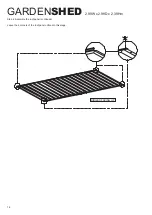 Preview for 16 page of WAR-LOCK GARDENSHED Gable Series Assembly Instructions Manual