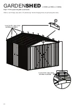 Preview for 28 page of WAR-LOCK GARDENSHED Gable Series Assembly Instructions Manual