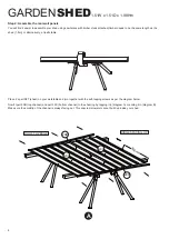 Предварительный просмотр 8 страницы WAR-LOCK GARDENSHED Skillion Series Assembly Instructions Manual