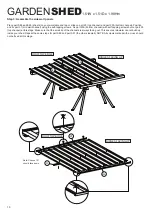 Предварительный просмотр 10 страницы WAR-LOCK GARDENSHED Skillion Series Assembly Instructions Manual