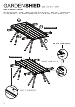 Предварительный просмотр 14 страницы WAR-LOCK GARDENSHED Skillion Series Assembly Instructions Manual