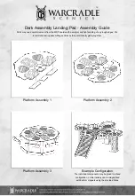 Предварительный просмотр 2 страницы WARCRADLE SCENICS Dark Assembly Landing Pad Assembly Manual