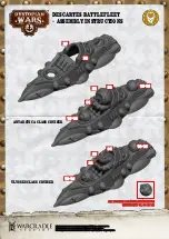 Preview for 12 page of WARCRADLE STUDIOS Dystopian Wars BORODINO BATTLEFLEET Assembly Instructions Manual