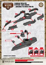 Предварительный просмотр 3 страницы WARCRADLE STUDIOS DYSTOPIAN WARS COMMONWEALTH SUPPORT SQUADRONS STOLETOV EKRANOPLAN Assembly Instructions