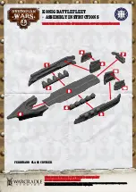 Предварительный просмотр 2 страницы WARCRADLE STUDIOS DYSTOPIAN WARS KONIG BATTLEFLEET Assembly Instructions Manual