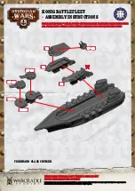 Предварительный просмотр 3 страницы WARCRADLE STUDIOS DYSTOPIAN WARS KONIG BATTLEFLEET Assembly Instructions Manual