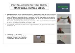 Wardrobes Online Maxi Wall Hung Series Installation Instructions Manual preview