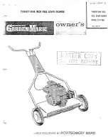 Wards Garden Mark ZYJ-198B Owner'S Manual preview