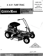 Preview for 1 page of Wards Garden Mark ZYJ-79A Owner'S Manual And Parts List