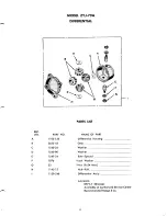 Preview for 11 page of Wards Garden Mark ZYJ-79A Owner'S Manual And Parts List