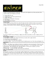 Ward's Sniper Mk3 User Manual preview