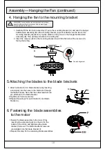 Предварительный просмотр 10 страницы Warehouse AL02P01 Use And Care Manual