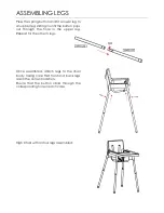 Preview for 4 page of Warehouse Babywise Contento High Chair Instruction Manual